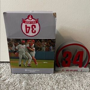 Roy Halladay Commemorative Plaque- retirement night